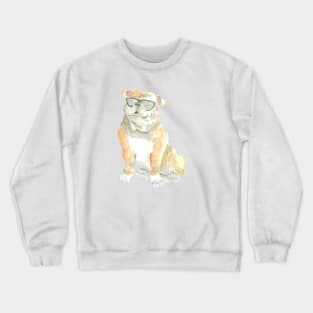 Archie the Cool British Bulldog Crewneck Sweatshirt